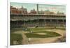 National League, Cubs Ball Park, Chicago-null-Framed Art Print