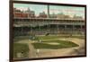 National League, Cubs Ball Park, Chicago-null-Framed Art Print