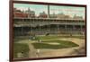 National League, Cubs Ball Park, Chicago-null-Framed Art Print