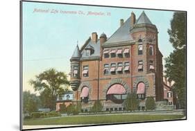 National Life Insurance Building, Montpelier, Vermont-null-Mounted Art Print