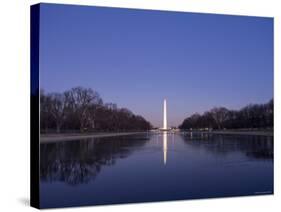 National Mall and Washington Monument at Dusk, Washington DC, USA-Michele Falzone-Stretched Canvas