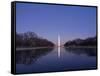 National Mall and Washington Monument at Dusk, Washington DC, USA-Michele Falzone-Framed Stretched Canvas