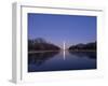 National Mall and Washington Monument at Dusk, Washington DC, USA-Michele Falzone-Framed Photographic Print