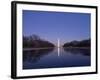 National Mall and Washington Monument at Dusk, Washington DC, USA-Michele Falzone-Framed Photographic Print