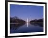 National Mall and Washington Monument at Dusk, Washington DC, USA-Michele Falzone-Framed Photographic Print