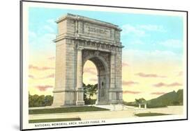 National Memorial Arch, Valley Forge-null-Mounted Art Print