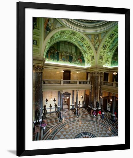 National Museum, Prague, Central Bohemia, Czech Republic-null-Framed Art Print