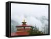 National Museum (Ta Dzong) in Mist, Paro, Bhutan-Keren Su-Framed Stretched Canvas