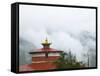 National Museum (Ta Dzong) in Mist, Paro, Bhutan-Keren Su-Framed Stretched Canvas