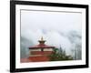 National Museum (Ta Dzong) in Mist, Paro, Bhutan-Keren Su-Framed Photographic Print