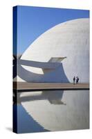 National Museum, UNESCO World Heritage Site, Brasilia, Federal District, Brazil, South America-Ian Trower-Stretched Canvas