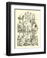 National Nursery Rhymes, Frontispiece-Ernest Henry Griset-Framed Giclee Print