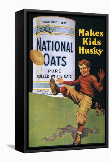 National Oats Ad, 1919-null-Framed Stretched Canvas