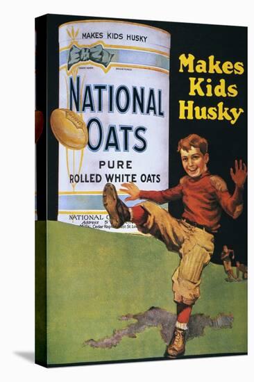 National Oats Ad, 1919-null-Stretched Canvas