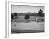 National Open Golf Championship Tournament at Oakmont Country Club in Pittsburgh-John Dominis-Framed Premium Photographic Print