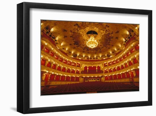 National Opera in Prague, Central Bohemia, Czech Republic-null-Framed Art Print