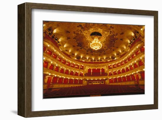 National Opera in Prague, Central Bohemia, Czech Republic-null-Framed Art Print