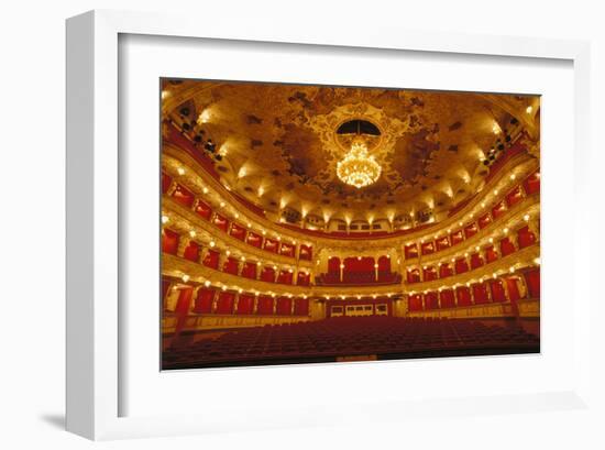 National Opera in Prague, Central Bohemia, Czech Republic-null-Framed Art Print