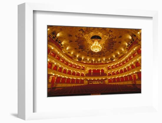 National Opera in Prague, Central Bohemia, Czech Republic-null-Framed Art Print