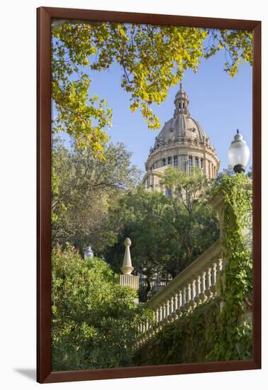 National Palace, Montjuic, Barcelona, Catalonia, Spain, Europe-Frank Fell-Framed Photographic Print