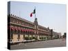 National Palace (Palacio Nacional), Zocalo, Plaza De La Constitucion, Mexico City, Mexico-Wendy Connett-Stretched Canvas