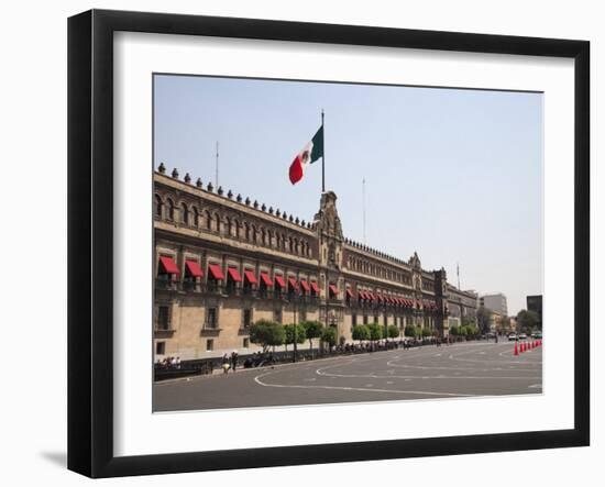 National Palace (Palacio Nacional), Zocalo, Plaza De La Constitucion, Mexico City, Mexico-Wendy Connett-Framed Photographic Print