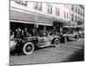 National Parks Highway Processing of Cars, 1916-Asahel Curtis-Mounted Giclee Print