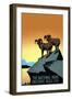 National Parks Preserve Wild Life-J. Hirt-Framed Art Print