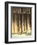 National Parks Travel Poster, Wild Life-null-Framed Art Print