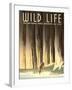 National Parks Travel Poster, Wild Life-null-Framed Art Print