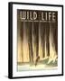 National Parks Travel Poster, Wild Life-null-Framed Art Print