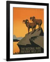 National Parks-J. Hirt-Framed Art Print