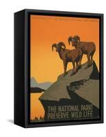 National Parks-J. Hirt-Framed Stretched Canvas