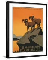 National Parks-J. Hirt-Framed Art Print