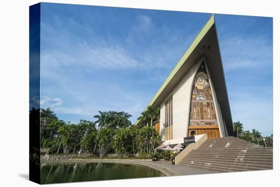 National Parliament, Port Moresby, Papua New Guinea, Pacific-Michael Runkel-Stretched Canvas