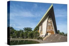 National Parliament, Port Moresby, Papua New Guinea, Pacific-Michael Runkel-Stretched Canvas