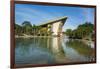 National Parliament reflecting in the water, Port Moresby, Papua New Guinea, Pacific-Michael Runkel-Framed Photographic Print