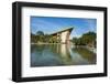 National Parliament reflecting in the water, Port Moresby, Papua New Guinea, Pacific-Michael Runkel-Framed Photographic Print