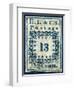 National Postal Museum: 13-Cent “H.I.” Hawaiian Missionary stamp-null-Framed Art Print