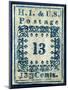 National Postal Museum: 13-Cent “H.I.” Hawaiian Missionary stamp-null-Mounted Art Print