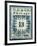 National Postal Museum: 13-Cent “H.I.” Hawaiian Missionary stamp-null-Framed Art Print