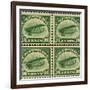 National Postal Museum: 16-Cent U.S. Postage Stamps with the Image of a Plane-null-Framed Art Print