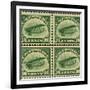 National Postal Museum: 16-Cent U.S. Postage Stamps with the Image of a Plane-null-Framed Art Print