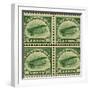 National Postal Museum: 16-Cent U.S. Postage Stamps with the Image of a Plane-null-Framed Art Print