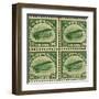 National Postal Museum: 16-Cent U.S. Postage Stamps with the Image of a Plane-null-Framed Art Print