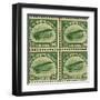 National Postal Museum: 16-Cent U.S. Postage Stamps with the Image of a Plane-null-Framed Art Print