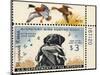 National Postal Museum: 3 Dollar Duck Stamp Remarque-null-Mounted Art Print