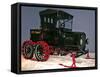 National Postal Museum: Ford Model-T with Snowmobile Attachment-null-Framed Stretched Canvas