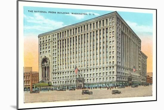 National Press Building-null-Mounted Premium Giclee Print