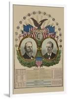 National Republican Chart 1876-H. H. Lloyd-Framed Art Print